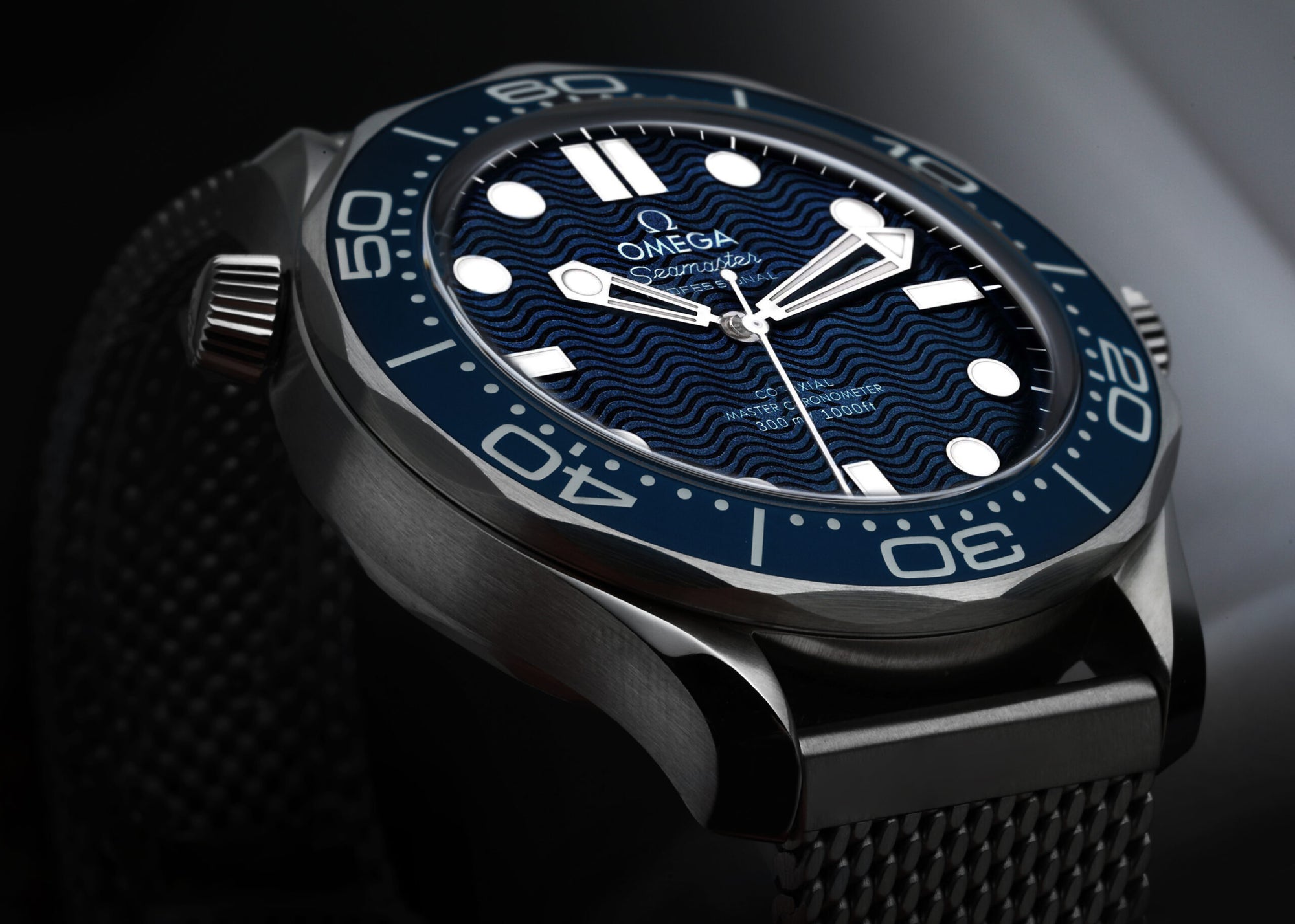 Seamaster Diver 300M James Bond 60th Anniversary 42 mm em Aço